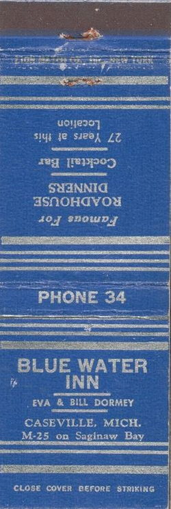 Blue Water Inn - Matchbook (newer photo)